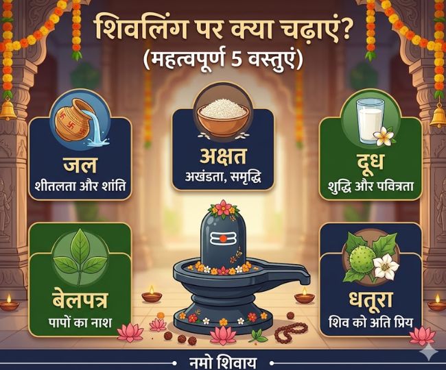 shivling par kya chadaye