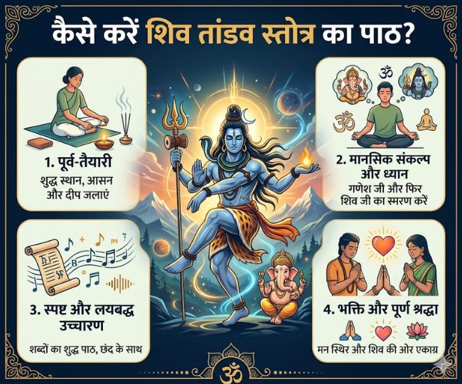 shiv tandav stotram path vidhi