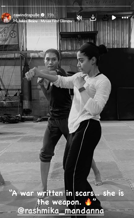 rashmika action film