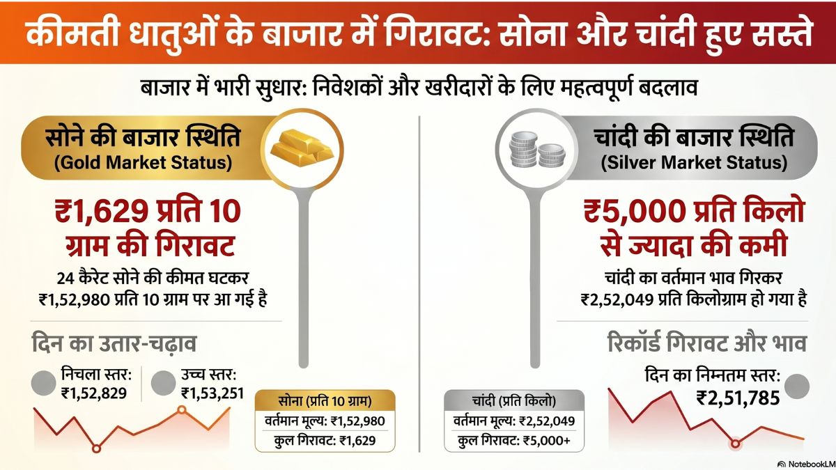 Gold silver infographics