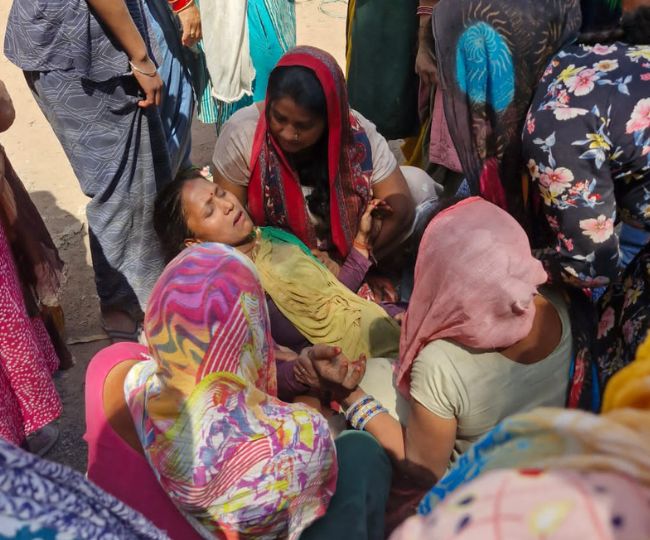 Mother Crying after child death
