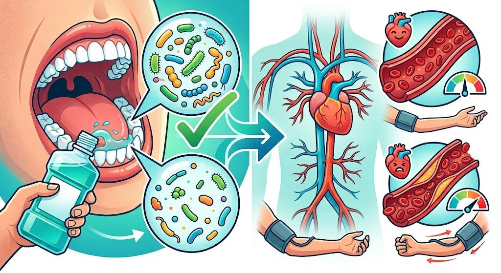 Oral microbiome and blood pressure