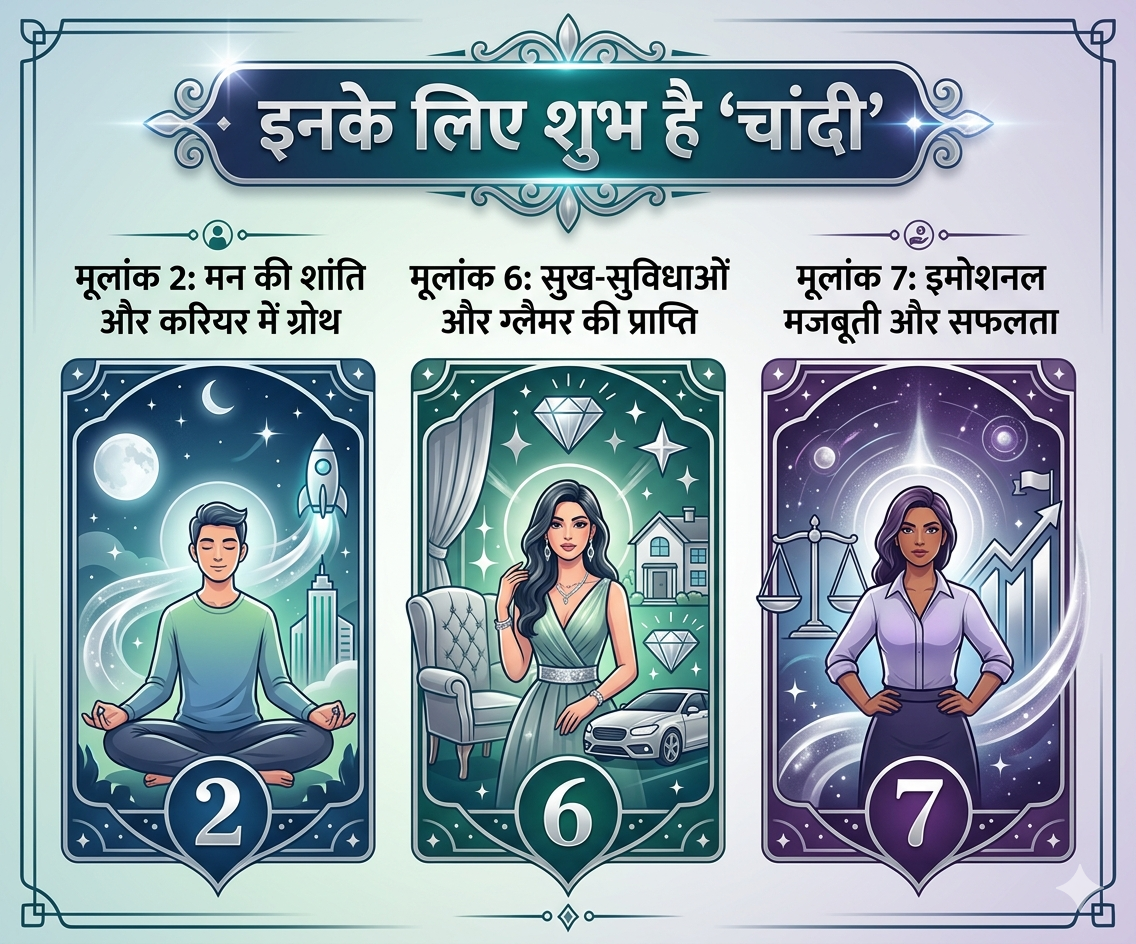 Silver for lucky mulank