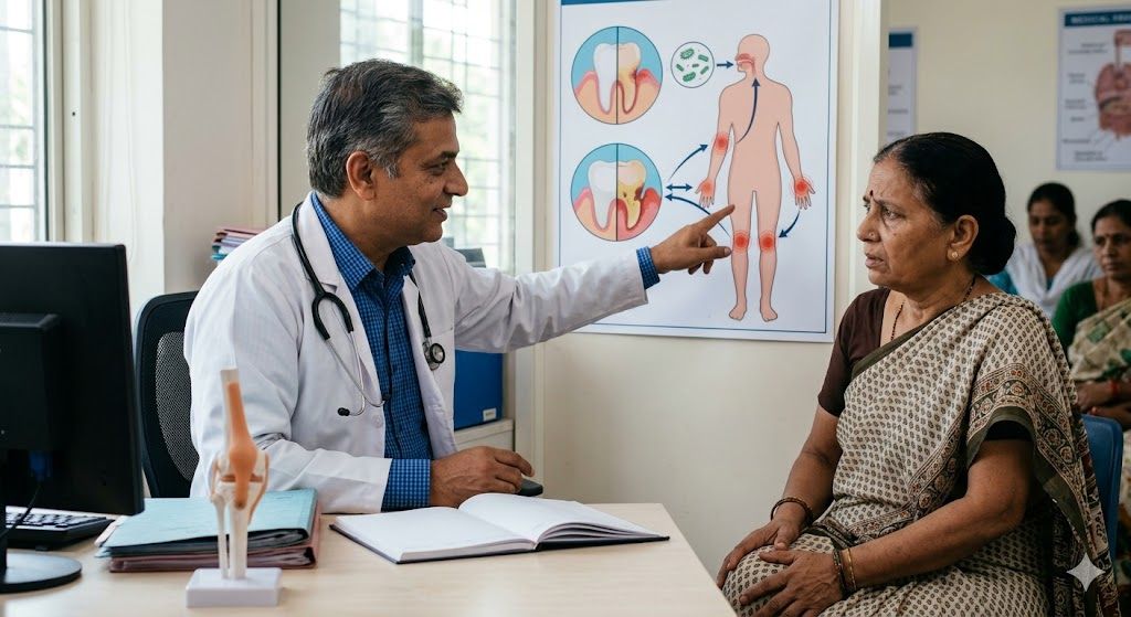 Joint pain Gum Disease