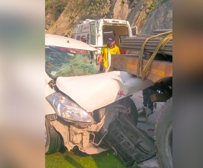 car and Truck Accident