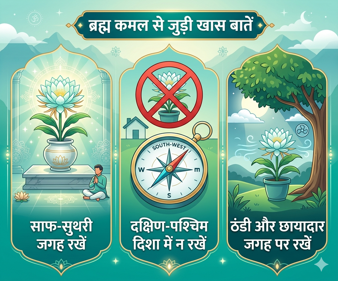 brahm kamal vastu