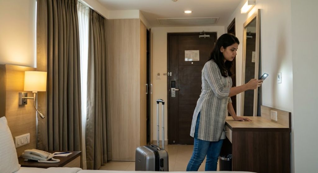 Hotel room safety tips