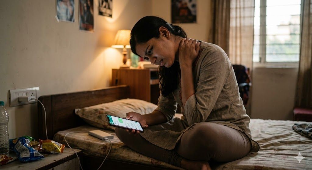 Neck pain smartphone
