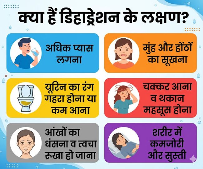 Dehydration signs