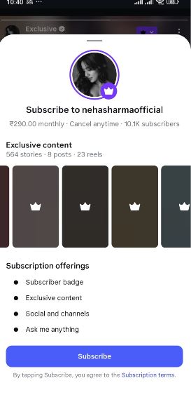 Neha Sharma Premium Content