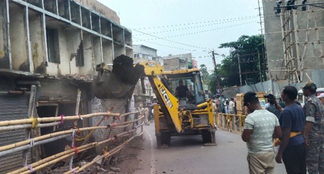 Bhagalpur Rimjhim Hotel Demolished, Tilkamajhi Road Widened (1)