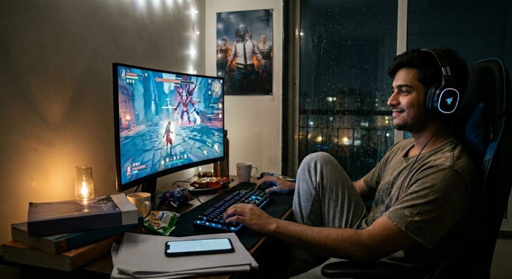 Gaming for stress relief