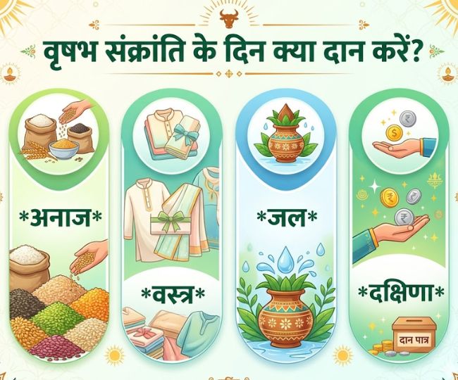 vrishabha sankranti 2026 daan