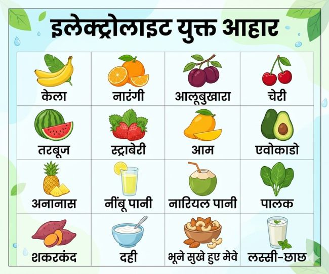 electrolyte rich foods