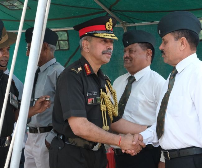 Lieutenant General NS Raja Subraman in lansdowne