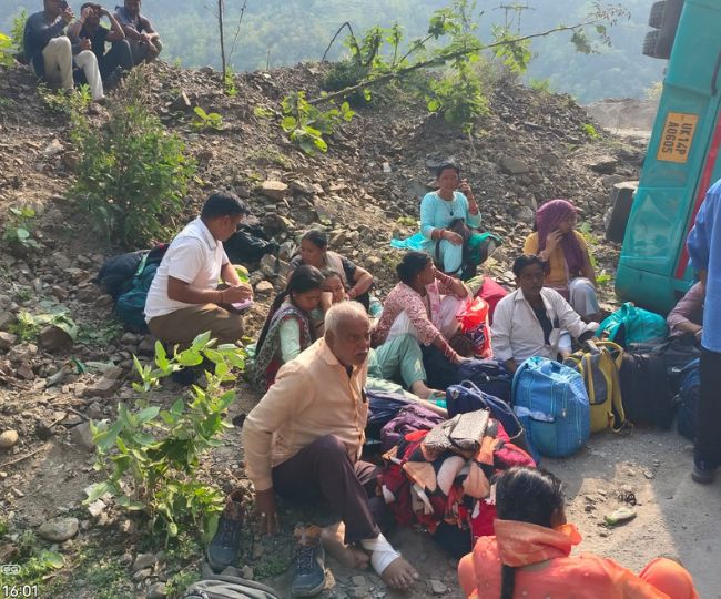 Injured people in bus accident