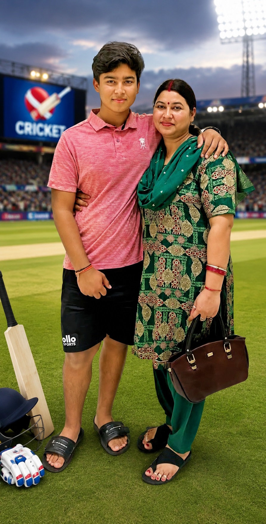 Vaibhav suryavanshi with mother Aarti