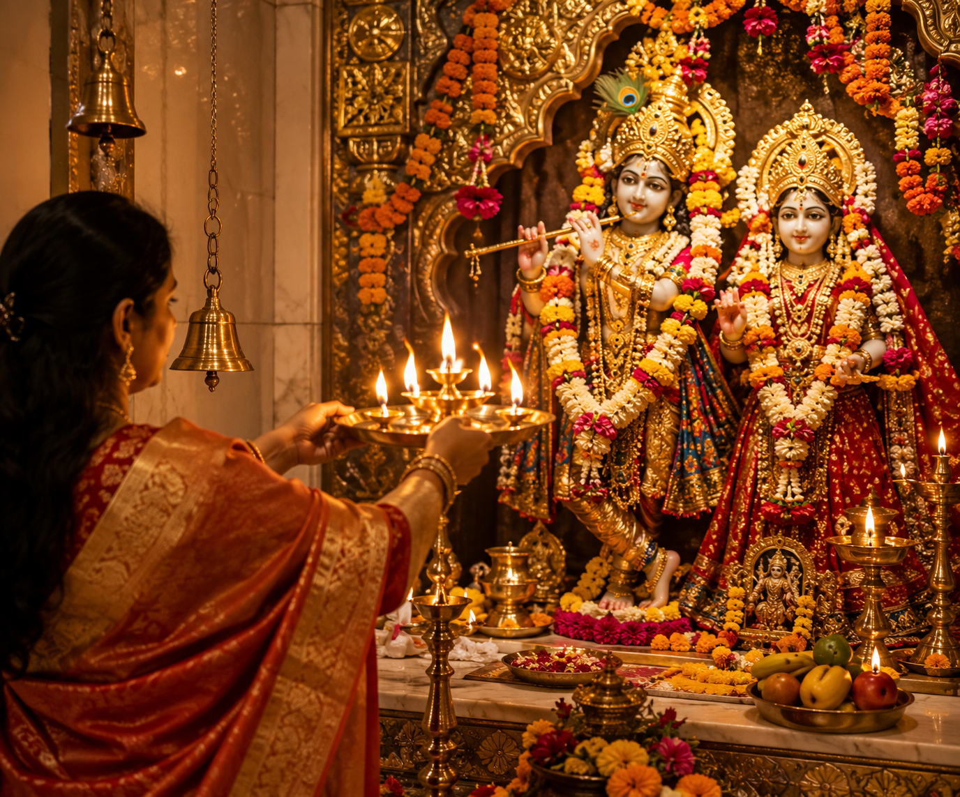 perform aarti