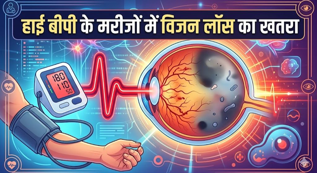 can high blood pressure cause blindness