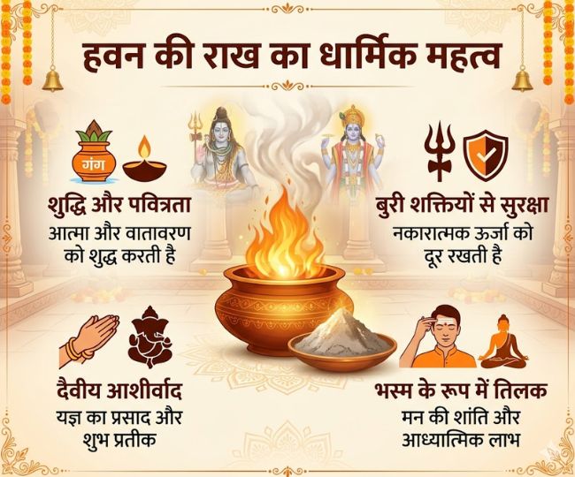 hawan ki rakh