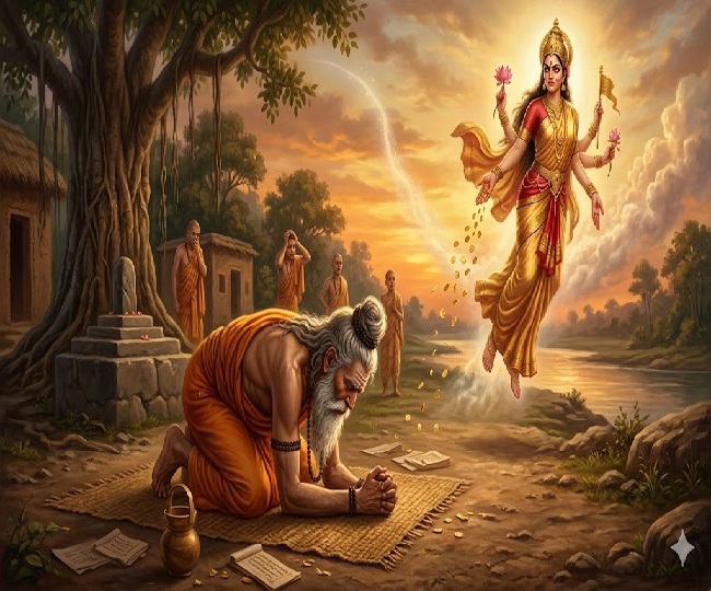 why goddess lakshmi cursed brahmins