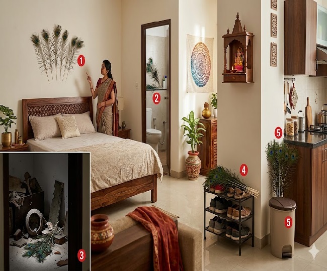 peacock feather vastu tips