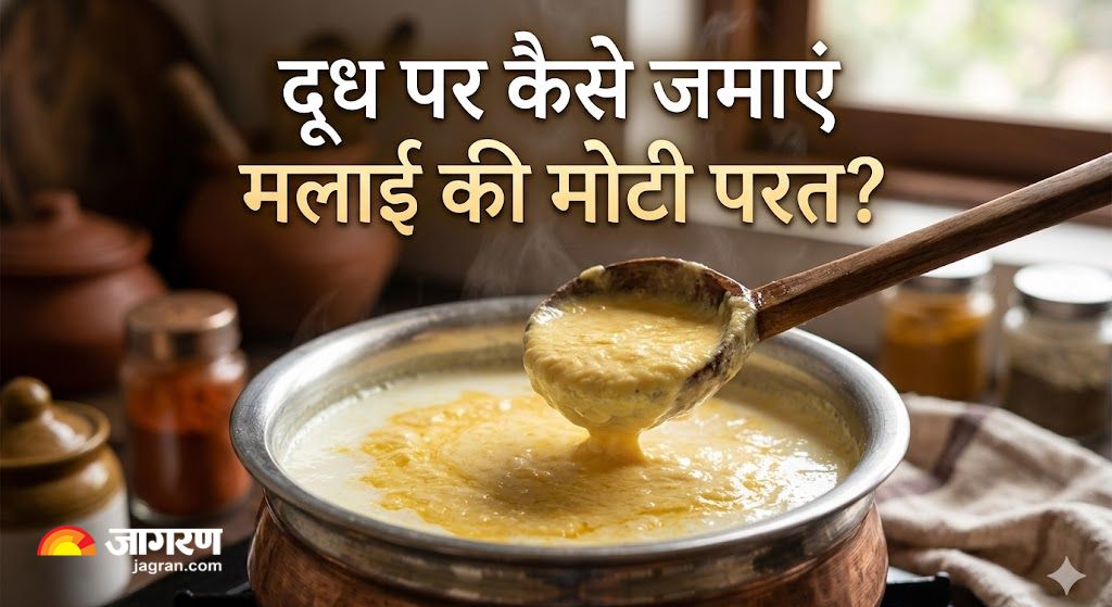 how to get thick malai from milk