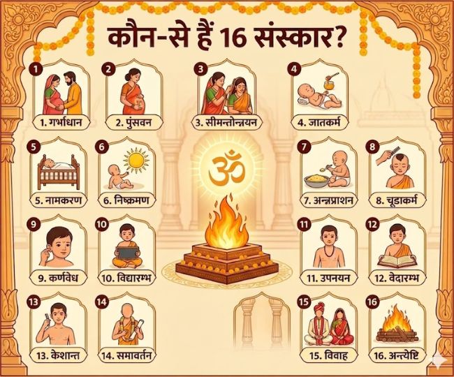 solah sanskar 