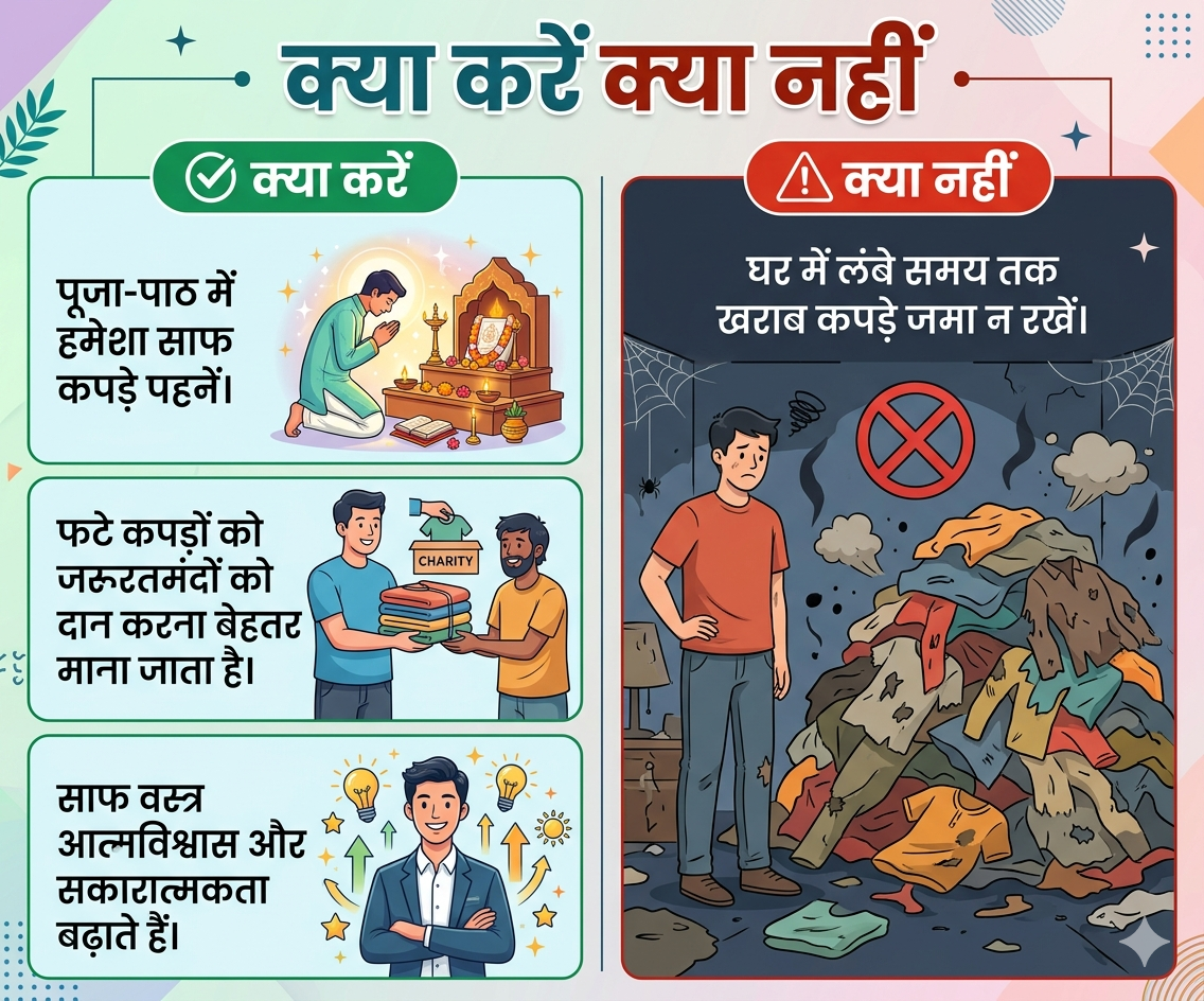 Vastu tips for clothes