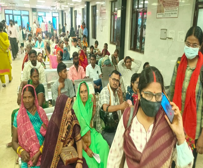 Prayagraj srn hospital patients in troubled