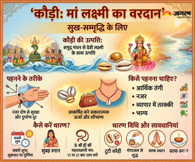 astrological benefits of wearing kaudi shell rules and mantra