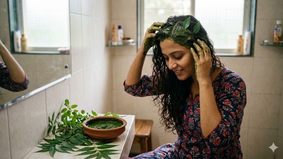 Neem and Tulsi Hair Mask