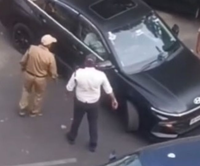 Police Stop Youth at doon