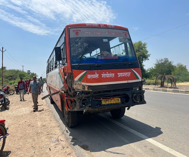 accident happened with this roadways bus
