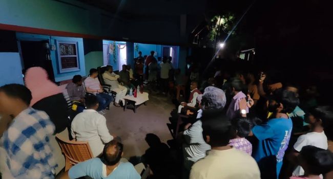 Bhagalpur MLA Rohit Pandey Visits Radhanagar After Bakrid Dispute (4)