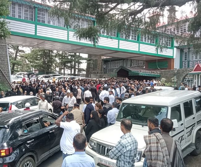 Shimla Lawyer Protest