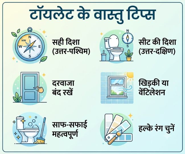 vastu tips for toilet