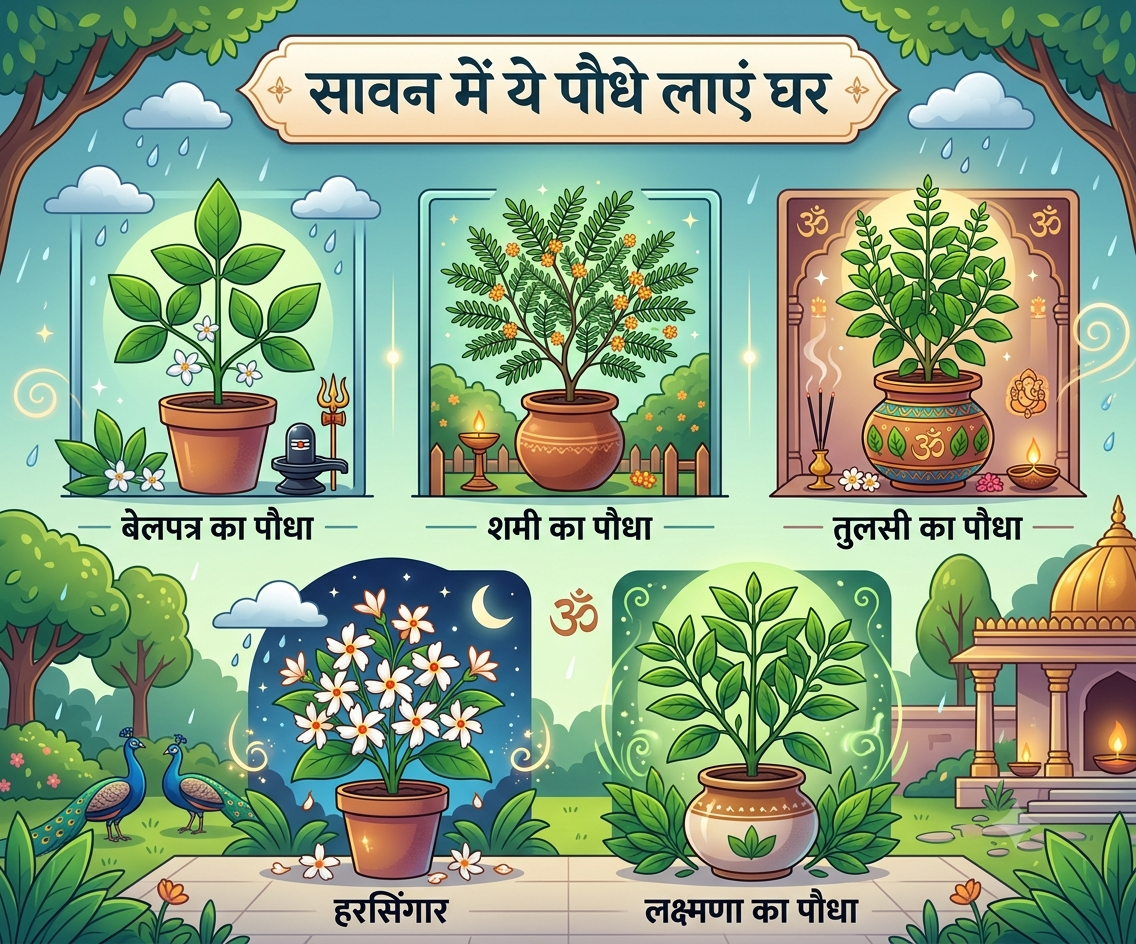 5 plants