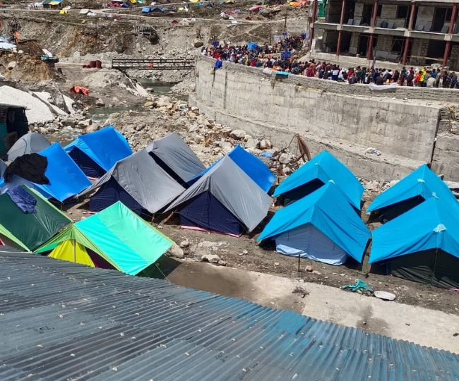 Tent in kedarnath