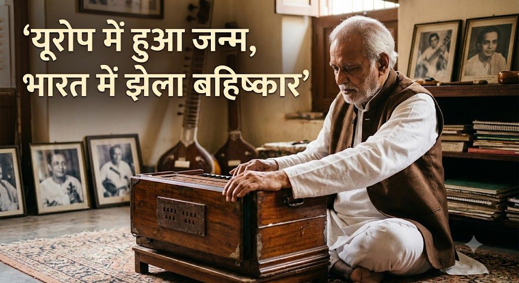why was harmonium banned in India