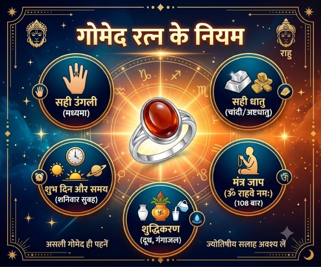 gomed ratna ke niyam 