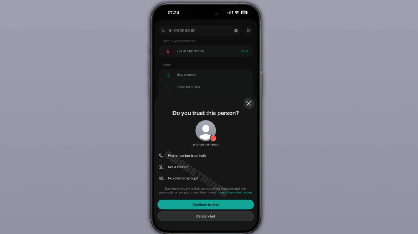 New safety Feature Whatsapp