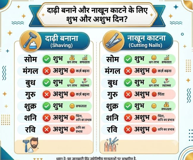 Rules for shaving (2)