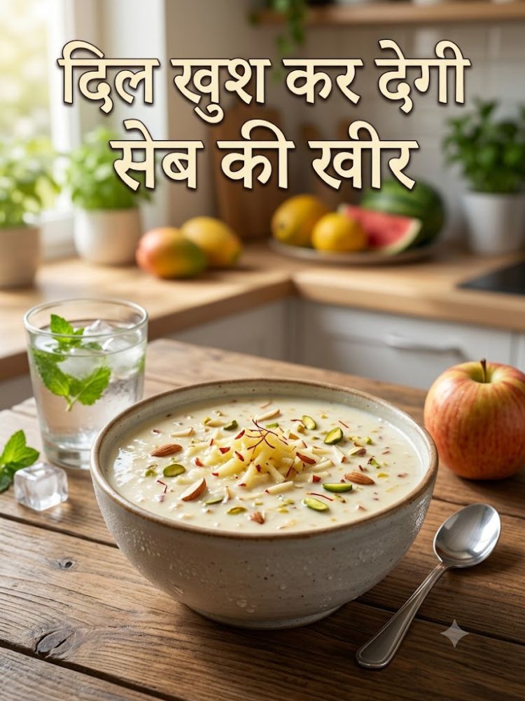 Apple kheer recipe
