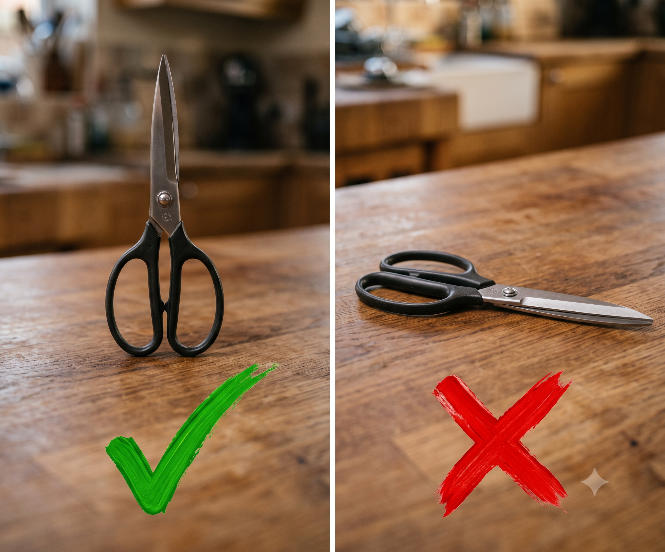 kitchen vastu for scissors