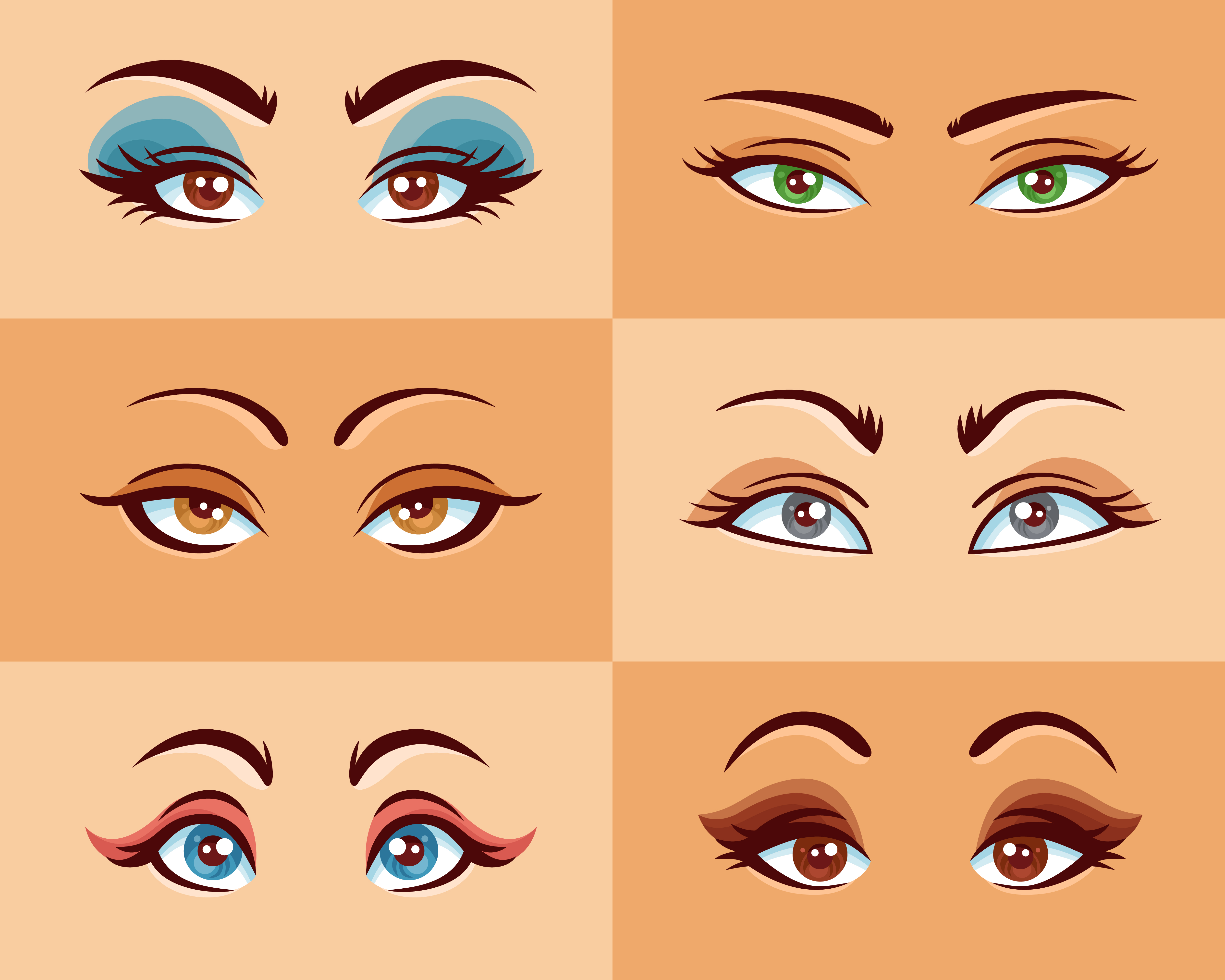 eye shape tells nature samudrik shastra