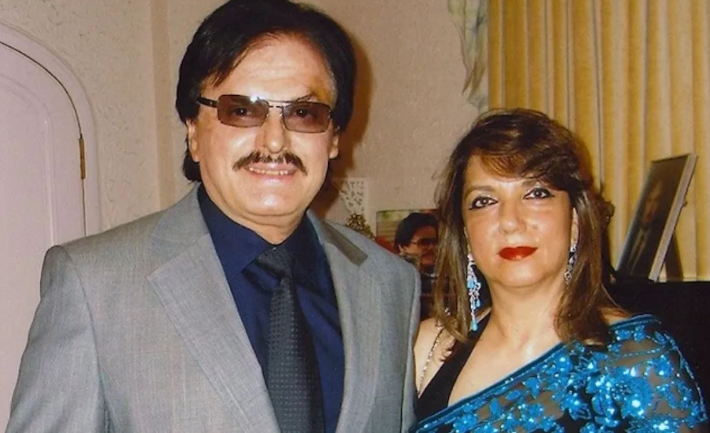 Sanjay Khan with first wife Zarine Khan