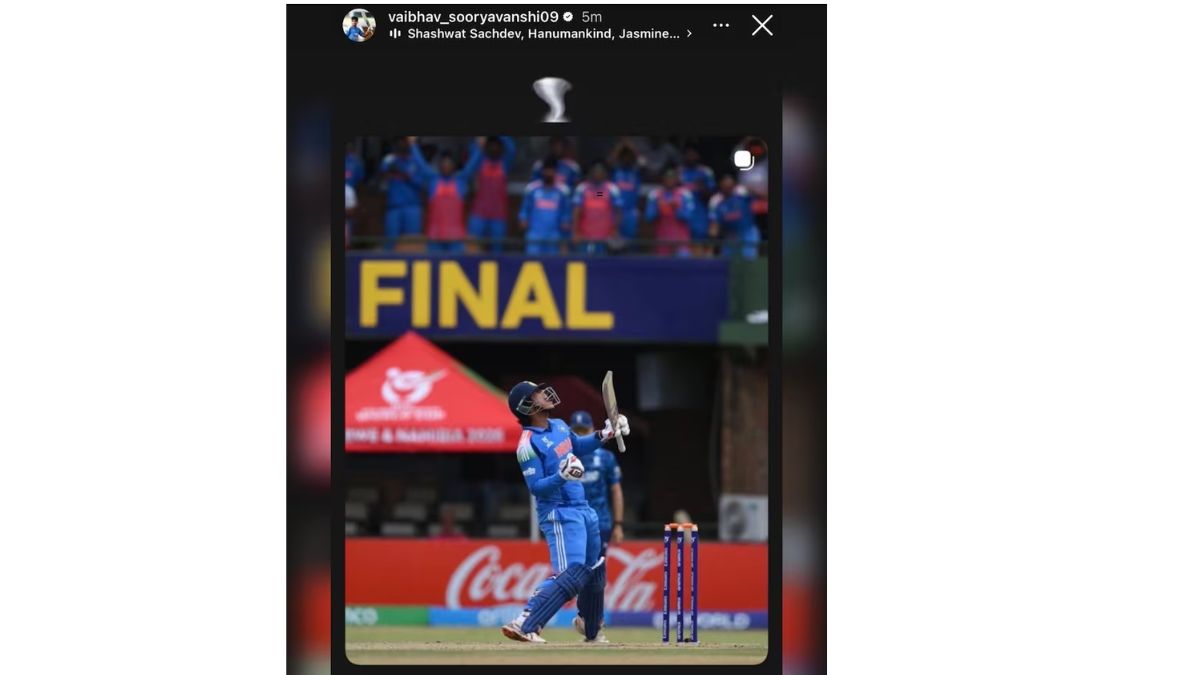 Vaibhav Suryavasnhi insta story