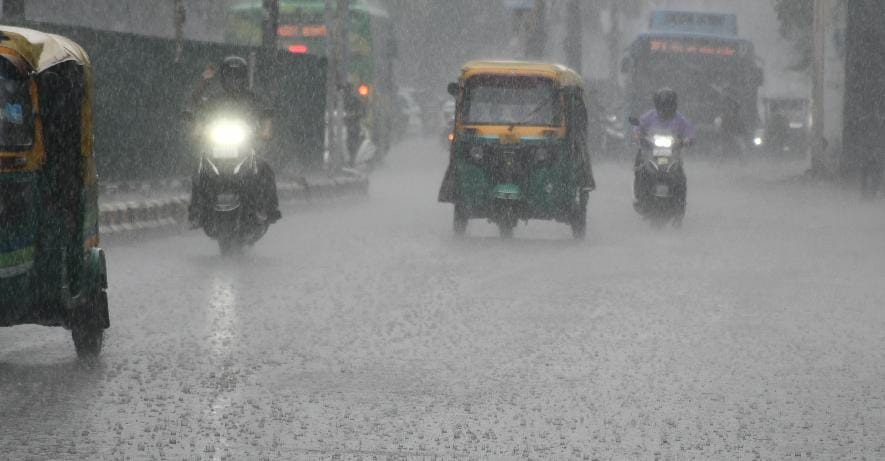 delhi rain