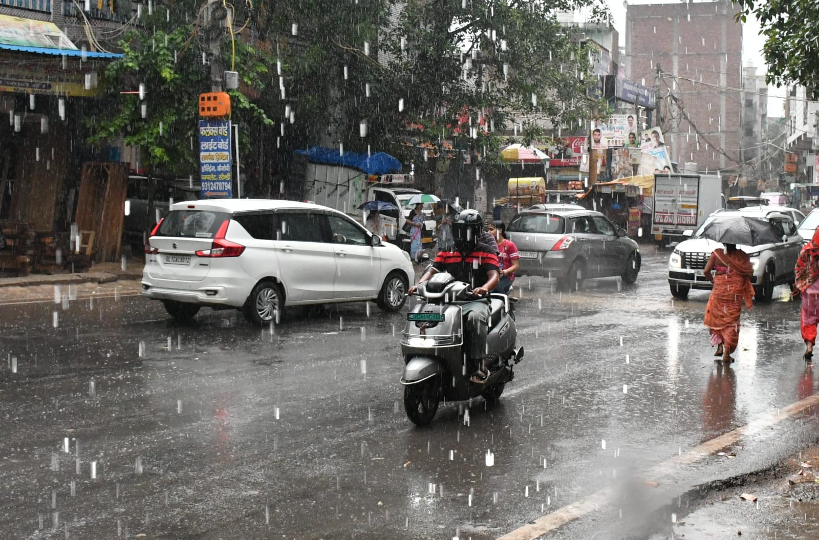 delhi rain